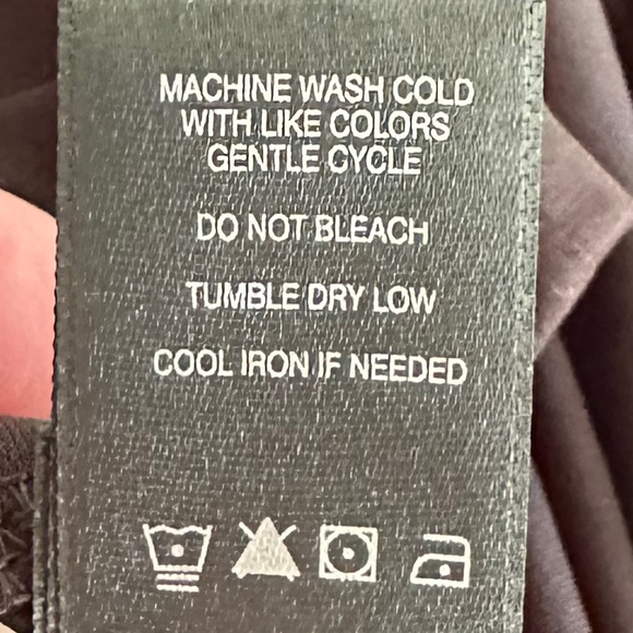 Ali Miles Crepe Lux Crew Neck Sleeveless Tank Top Shell Black Size 2X Neutral - Picture 10 of 12